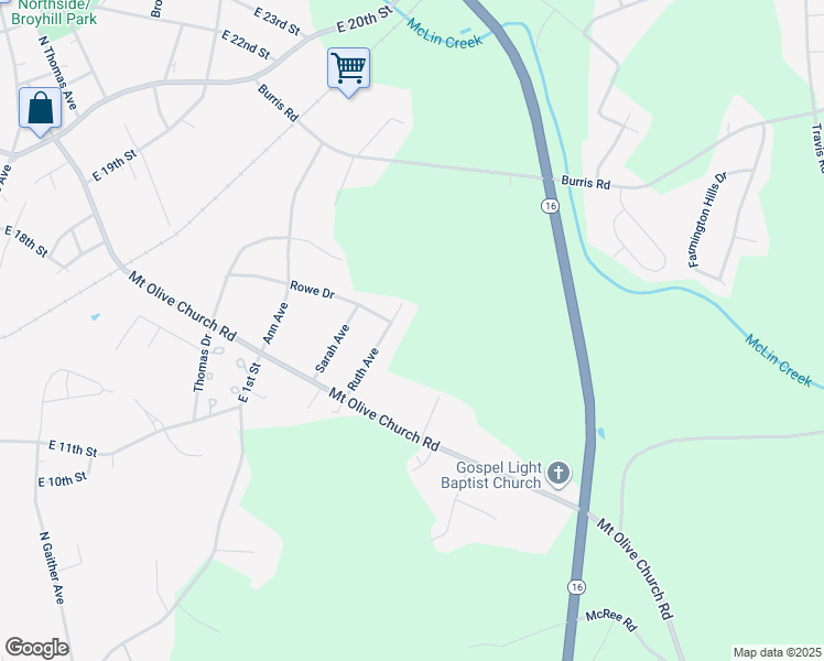 map of restaurants, bars, coffee shops, grocery stores, and more near 103 Ruth Avenue in Newton