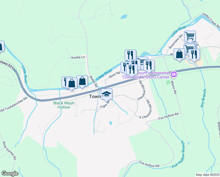Townsend Historical Trail, Townsend TN Walk Score