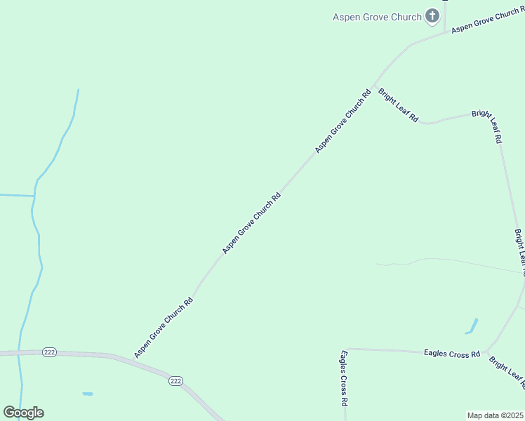 map of restaurants, bars, coffee shops, grocery stores, and more near Aspen Grove Church Road in Walstonburg