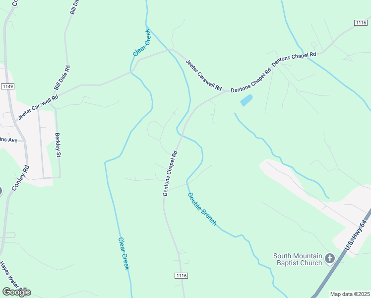 map of restaurants, bars, coffee shops, grocery stores, and more near 4827 Dentons Chapel Road in Morganton