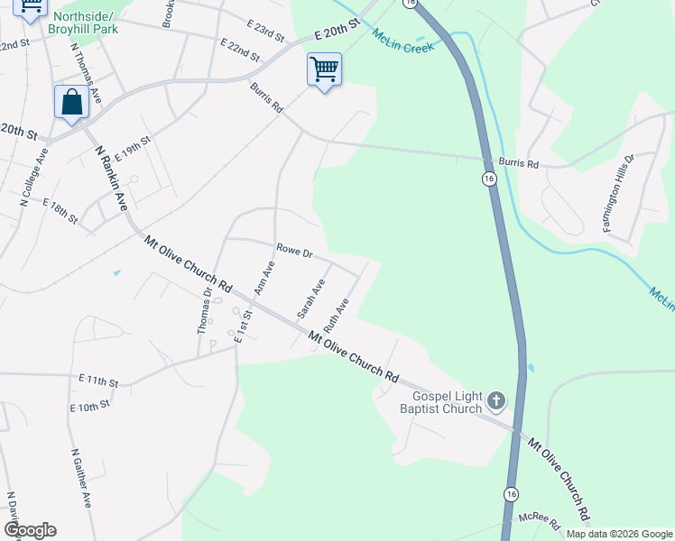 map of restaurants, bars, coffee shops, grocery stores, and more near 16 Ruth Avenue in Newton