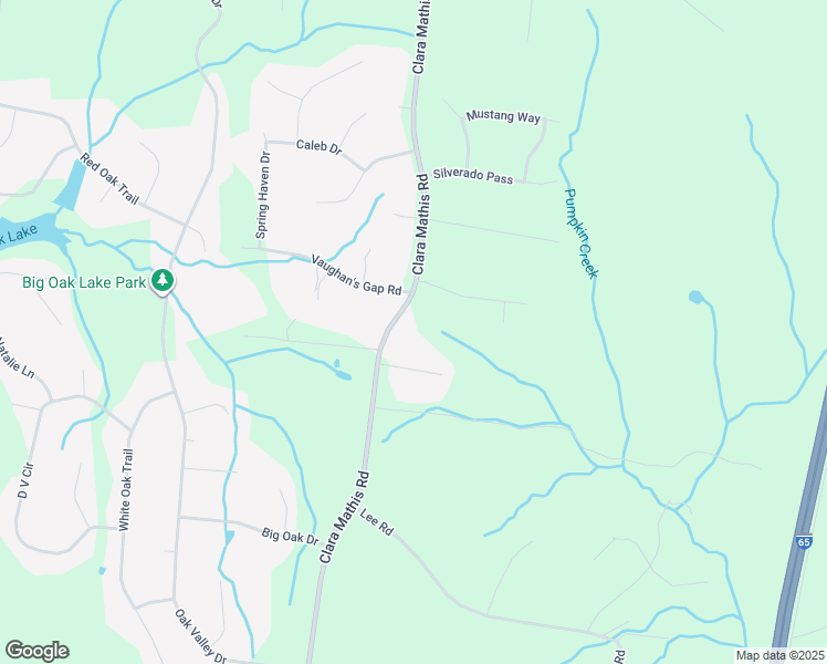 map of restaurants, bars, coffee shops, grocery stores, and more near 2146 Clara Mathis Road in Spring Hill
