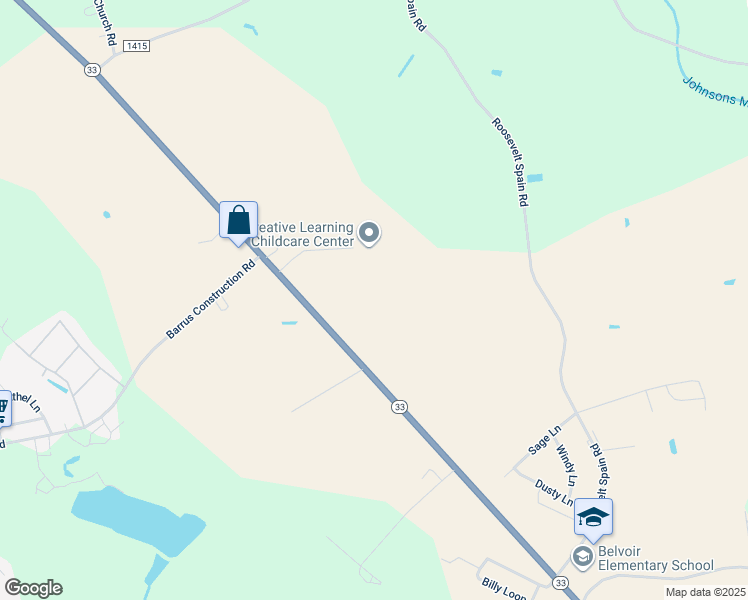 map of restaurants, bars, coffee shops, grocery stores, and more near 2916 North Carolina 33 in Greenville