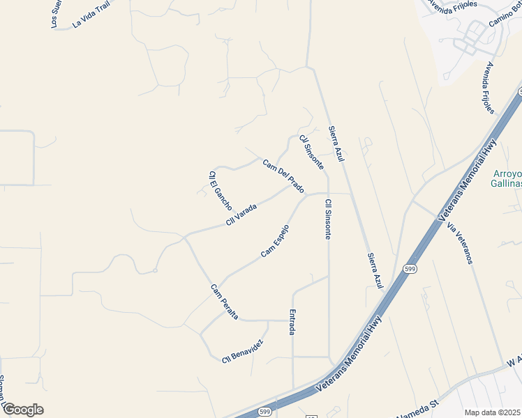 map of restaurants, bars, coffee shops, grocery stores, and more near 28 Calle Varada in Santa Fe