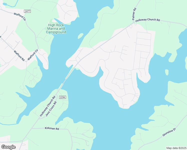 map of restaurants, bars, coffee shops, grocery stores, and more near 270 High Rock Shores Drive in Lexington