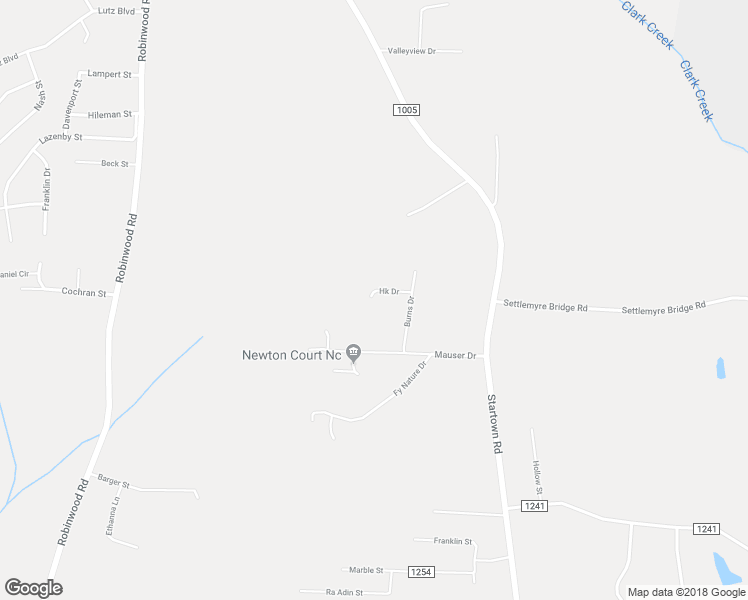 map of restaurants, bars, coffee shops, grocery stores, and more near 2683 Hk Drive in Newton