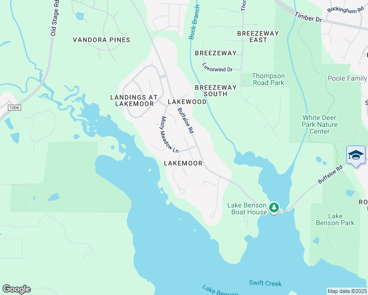 map of restaurants, bars, coffee shops, grocery stores, and more near 1718 Lisburn Court in Garner