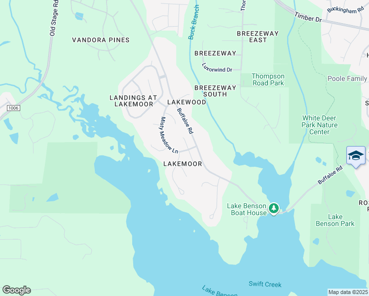 map of restaurants, bars, coffee shops, grocery stores, and more near 1718 Lisburn Court in Garner