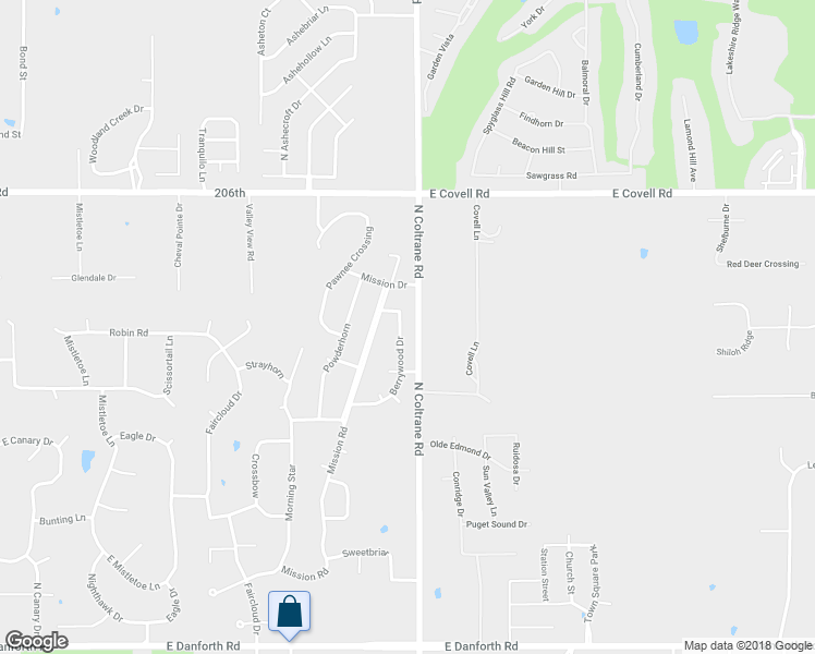map of restaurants, bars, coffee shops, grocery stores, and more near 2240 Berrywood Drive in Edmond