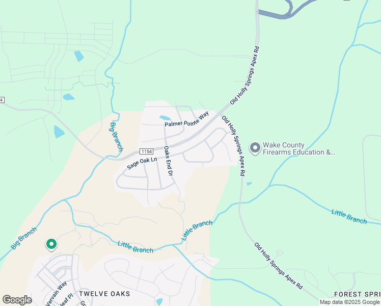 map of restaurants, bars, coffee shops, grocery stores, and more near 233 Sage Oak Lane in Holly Springs
