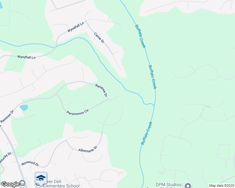 map of restaurants, bars, coffee shops, grocery stores, and more near 2212 Persimmon Circle in Clayton