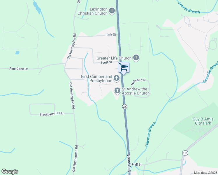 map of restaurants, bars, coffee shops, grocery stores, and more near 135 Meadow Drive in Lexington