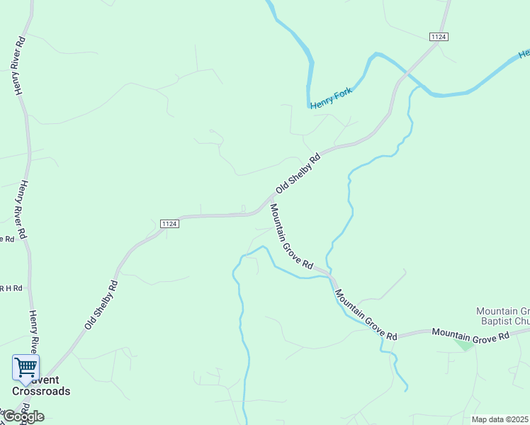 map of restaurants, bars, coffee shops, grocery stores, and more near 2982 Old Shelby Road in Hickory