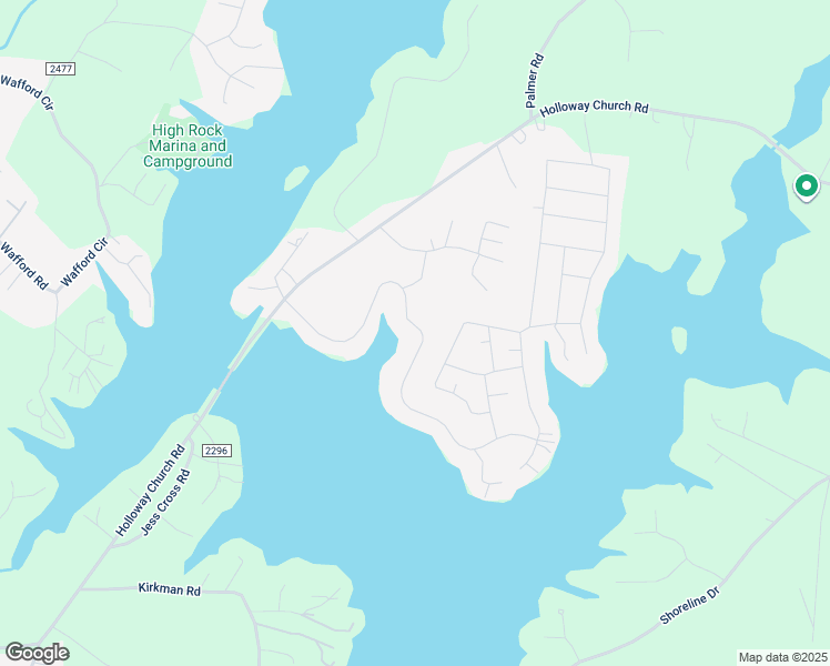 map of restaurants, bars, coffee shops, grocery stores, and more near 586 High Rock Shores Drive in Lexington
