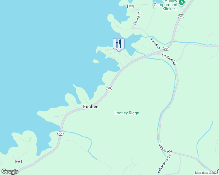 map of restaurants, bars, coffee shops, grocery stores, and more near River Road in Ten Mile
