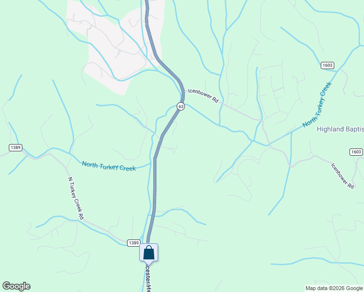 map of restaurants, bars, coffee shops, grocery stores, and more near 3521 New Leicester Highway in Leicester