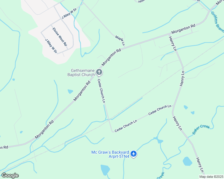 map of restaurants, bars, coffee shops, grocery stores, and more near 5283 Morganton Boulevard in Greenback