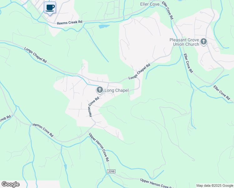 map of restaurants, bars, coffee shops, grocery stores, and more near 11 Coal Creek Lane in Weaverville