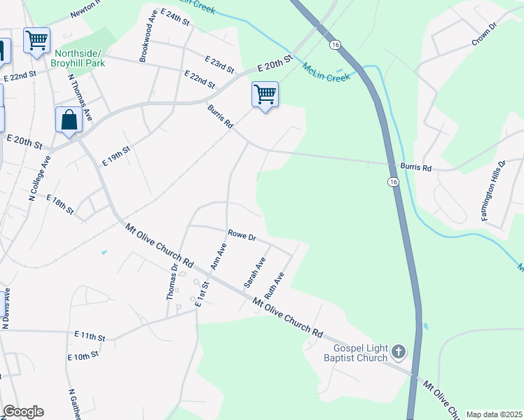 map of restaurants, bars, coffee shops, grocery stores, and more near 617 Thomas Drive in Newton