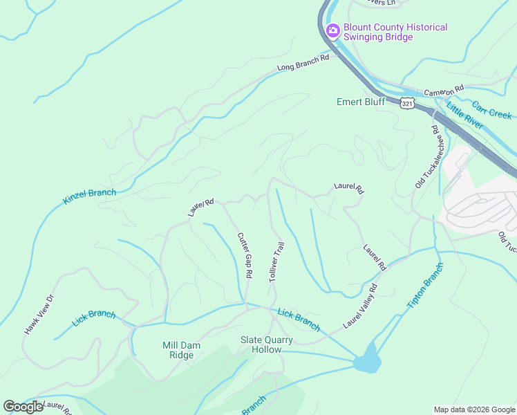 map of restaurants, bars, coffee shops, grocery stores, and more near 103 Allison Way in Townsend