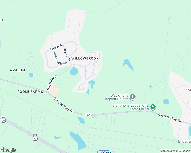 map of restaurants, bars, coffee shops, grocery stores, and more near 21 Nicklaus Way in Clayton