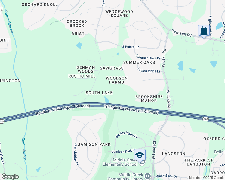 map of restaurants, bars, coffee shops, grocery stores, and more near 3700 Sky Meadow Drive in Apex