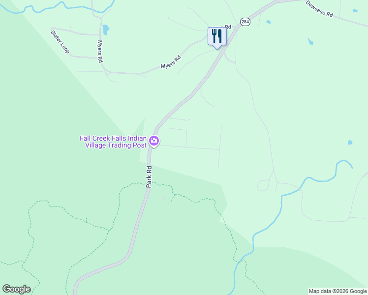 map of restaurants, bars, coffee shops, grocery stores, and more near 131 Ivy Lane in Pikeville