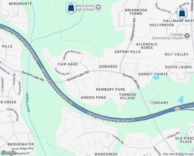 map of restaurants, bars, coffee shops, grocery stores, and more near 113 Red Bark Court in Apex