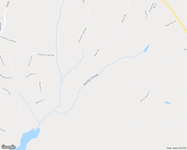 map of restaurants, bars, coffee shops, grocery stores, and more near 327 Byers Road in Troutman