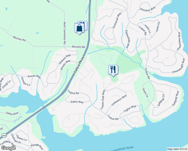 map of restaurants, bars, coffee shops, grocery stores, and more near 323 Agoli Ln in Loudon