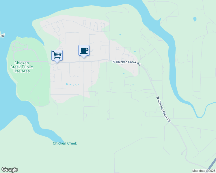 map of restaurants, bars, coffee shops, grocery stores, and more near 34253 South 527 Road in Cookson
