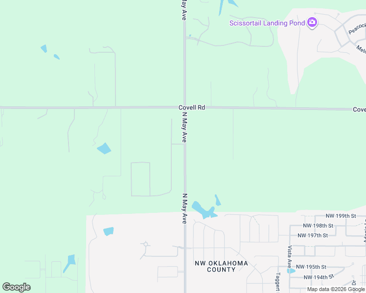 map of restaurants, bars, coffee shops, grocery stores, and more near 20400 Antler Farms Drive in Edmond