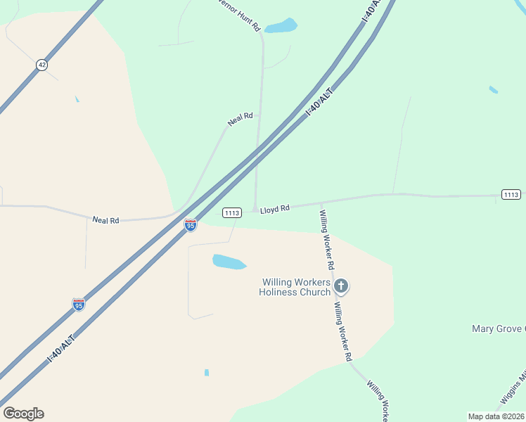 map of restaurants, bars, coffee shops, grocery stores, and more near 5305 Lloyd Road in Lucama