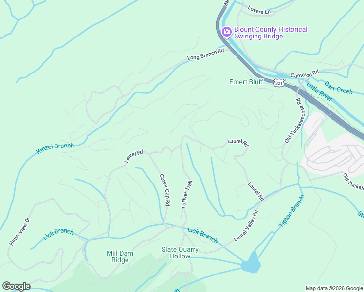map of restaurants, bars, coffee shops, grocery stores, and more near 103 Allison Way in Townsend