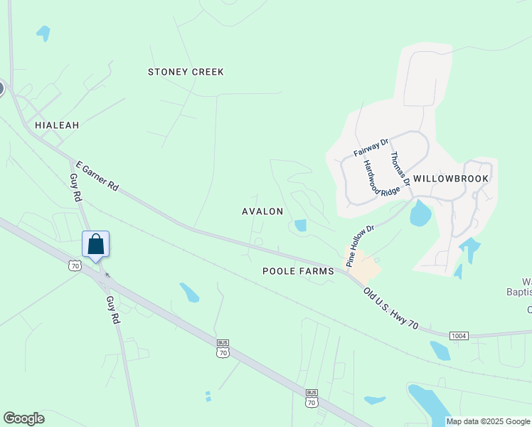 map of restaurants, bars, coffee shops, grocery stores, and more near 3817 La Varra Drive in Clayton