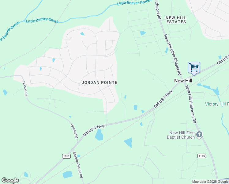 map of restaurants, bars, coffee shops, grocery stores, and more near 2933 Landon Ridge Drive in New Hill