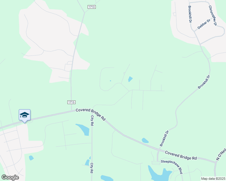 map of restaurants, bars, coffee shops, grocery stores, and more near 119 Alan Lane in Clayton