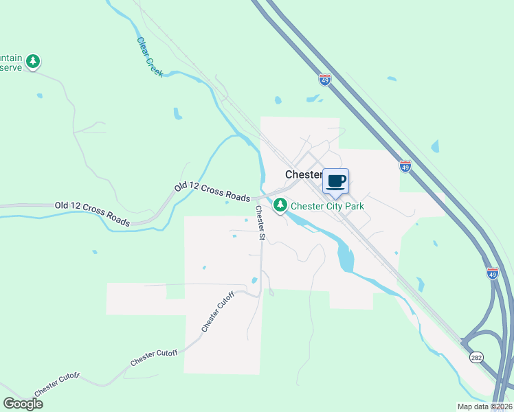 map of restaurants, bars, coffee shops, grocery stores, and more near 10789-10999 Old 12 Cross Roads in Chester