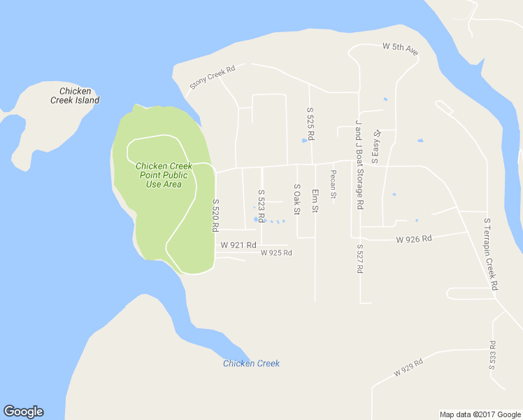 map of restaurants, bars, coffee shops, grocery stores, and more near 31155 South 523 Road in Cookson