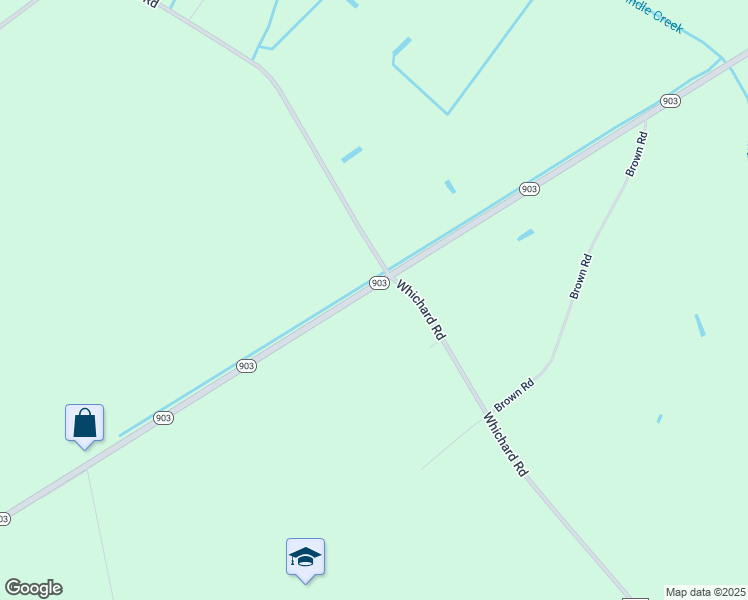 map of restaurants, bars, coffee shops, grocery stores, and more near 862 North Carolina 903 in Greenville