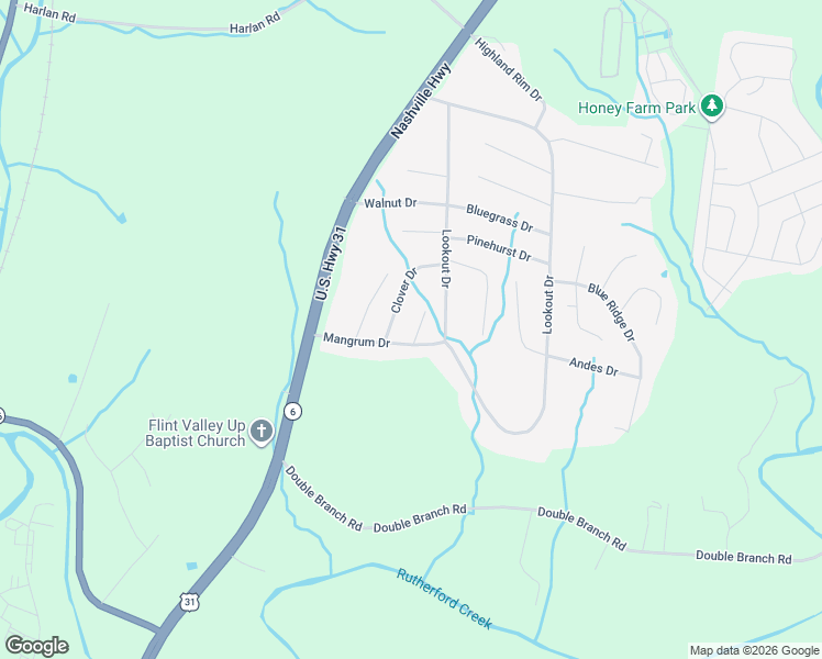 map of restaurants, bars, coffee shops, grocery stores, and more near 104 Rocky Drive in Columbia