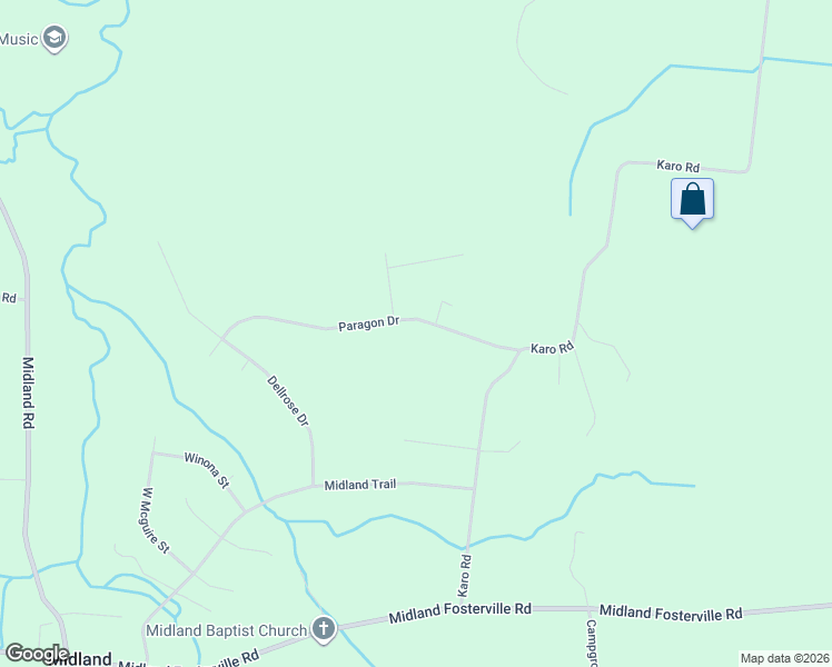 map of restaurants, bars, coffee shops, grocery stores, and more near 308 Paragon Drive in Bell Buckle