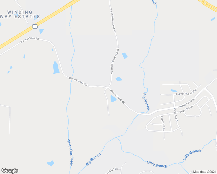 map of restaurants, bars, coffee shops, grocery stores, and more near 2999 Woodfield Dead End Road in Apex