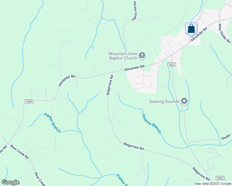 map of restaurants, bars, coffee shops, grocery stores, and more near 437 Ridgeview Road in Leicester