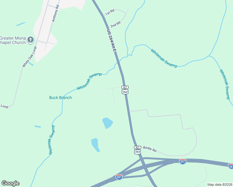 map of restaurants, bars, coffee shops, grocery stores, and more near 5709 Valley Dale Road in Wilson