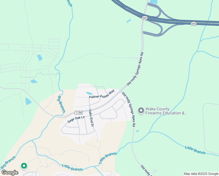 map of restaurants, bars, coffee shops, grocery stores, and more near 108 Old Wisteria Court in Holly Springs