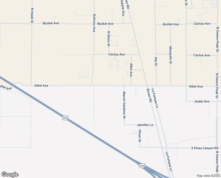 map of restaurants, bars, coffee shops, grocery stores, and more near 7165 Athel Avenue in Inyokern
