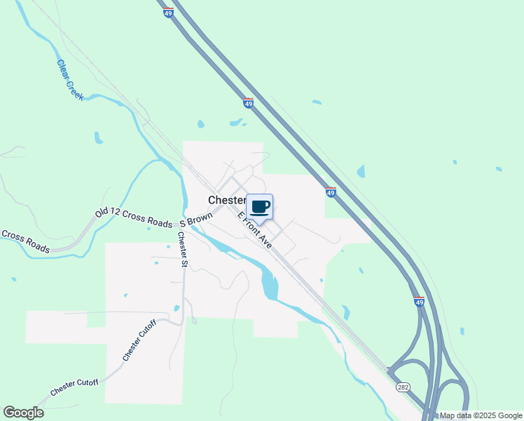 map of restaurants, bars, coffee shops, grocery stores, and more near in Chester