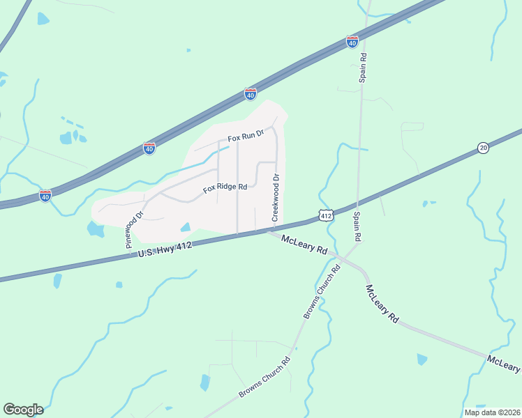 map of restaurants, bars, coffee shops, grocery stores, and more near 36 Fox Den Cove in Jackson