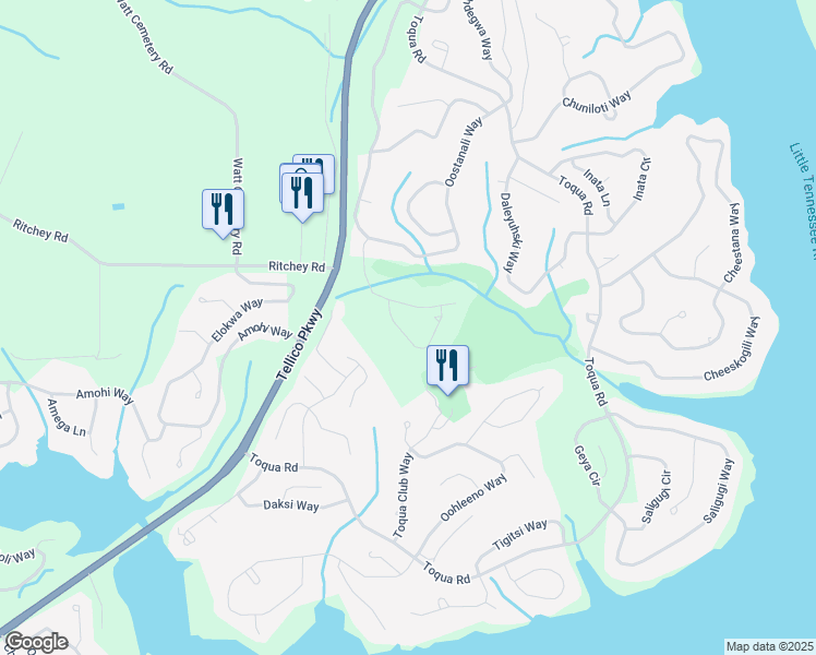 map of restaurants, bars, coffee shops, grocery stores, and more near 212 Oligi Circle in Loudon